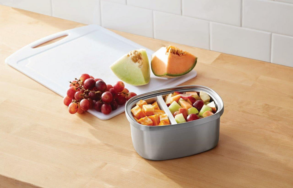 Food Container, Reusable Insulated Stainless Steel, Rectangular, 33 Oz, Ideal Use for Workday Meals and Travel to Keep Meals Hot or Cold