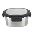 Food Container, Reusable Insulated Stainless Steel, Rectangular, 33 Oz, Ideal Use for Workday Meals and Travel to Keep Meals Hot or Cold
